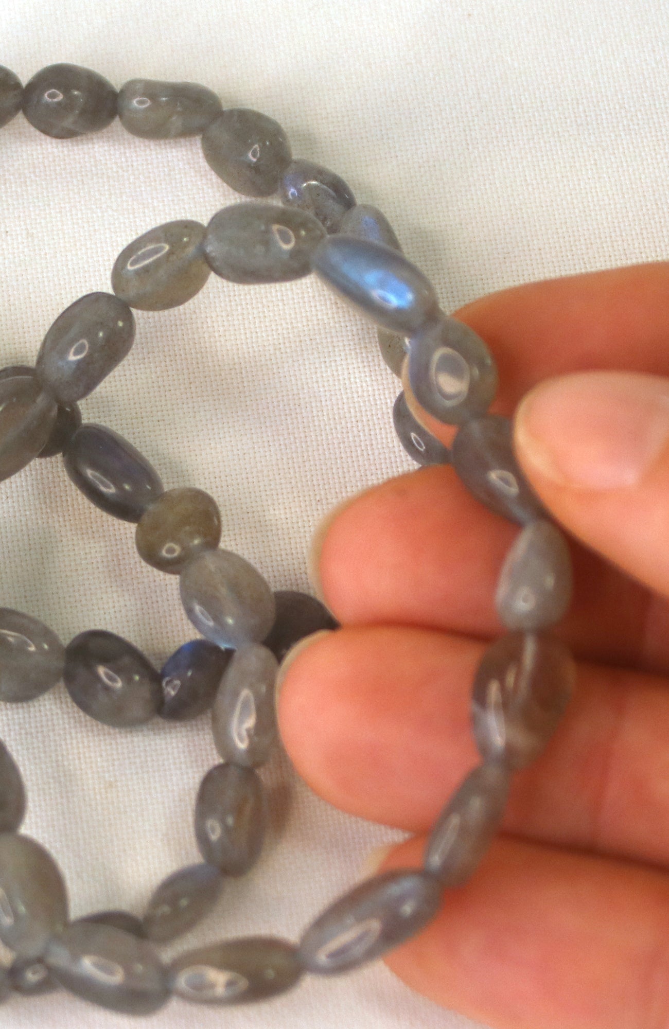 Labradorite 8mm Nugget Bracelet 449